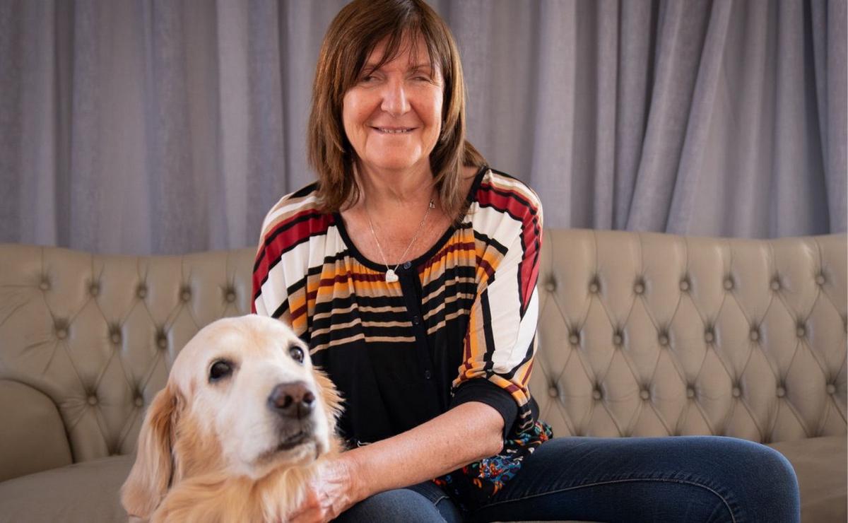 Sandra Dajnowski perdió la vista a los 46 años. (Foto:Gentileza)