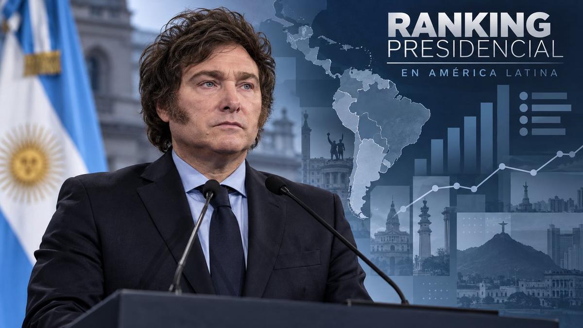 El presidente Javier Milei y su ubicación en el ranking de mandatarios de América Latina