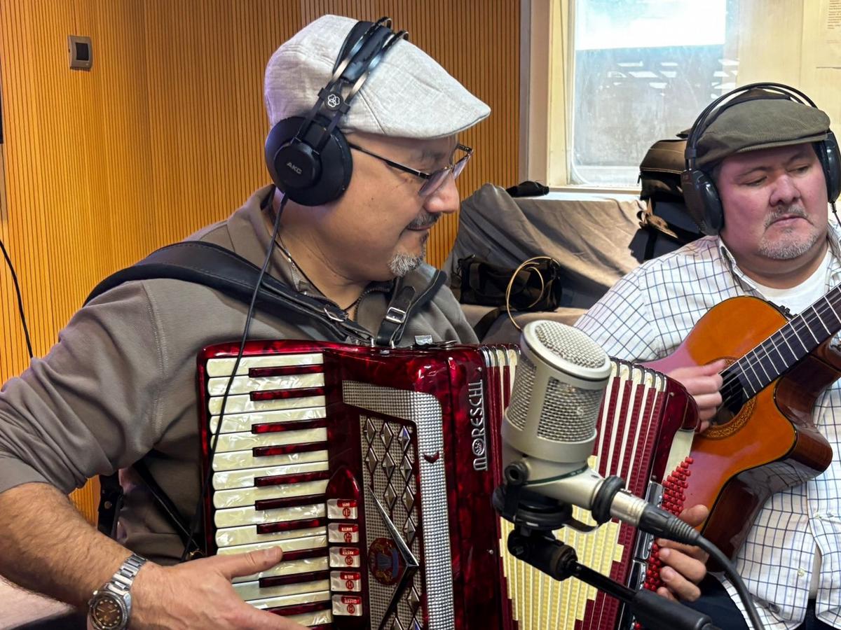 Alexis Balanowsky, en los estudios de Cadena 3.