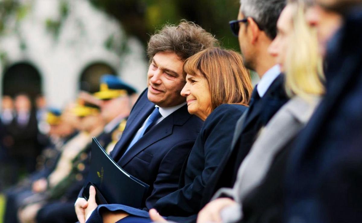 Javier Milei y Patricia Bullrich.
