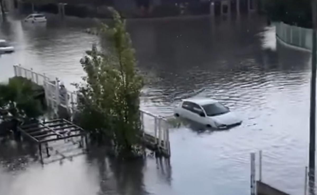 FOTO: Inundaciones en Barcelona (Foto: captura de video)