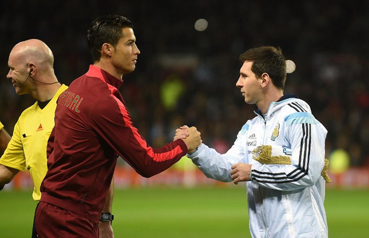 Cristiano Ronaldo le envió su apoyo a Lionel Messi (Foto: Conmebol/archivo)