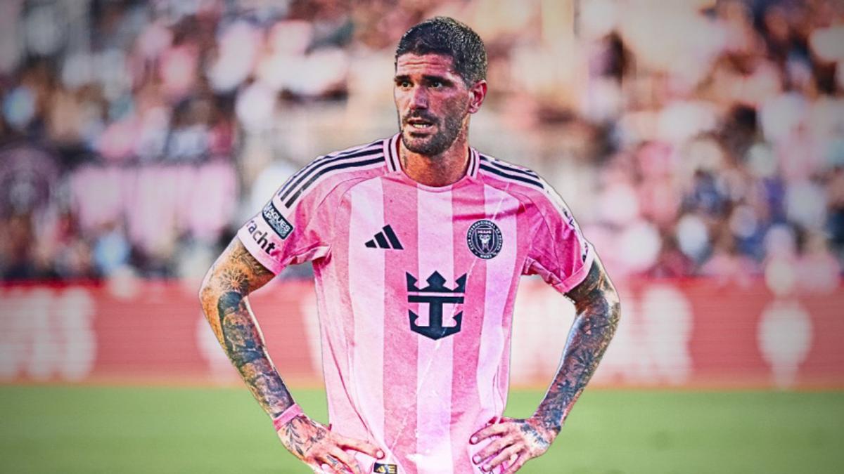 De Paul durante uno de sus partidos con el Inter Miami.
