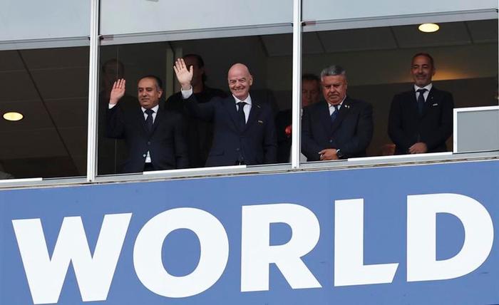 Gianni Infantino destacó la impresionante actuación de Lionel Messi en el Mundial
