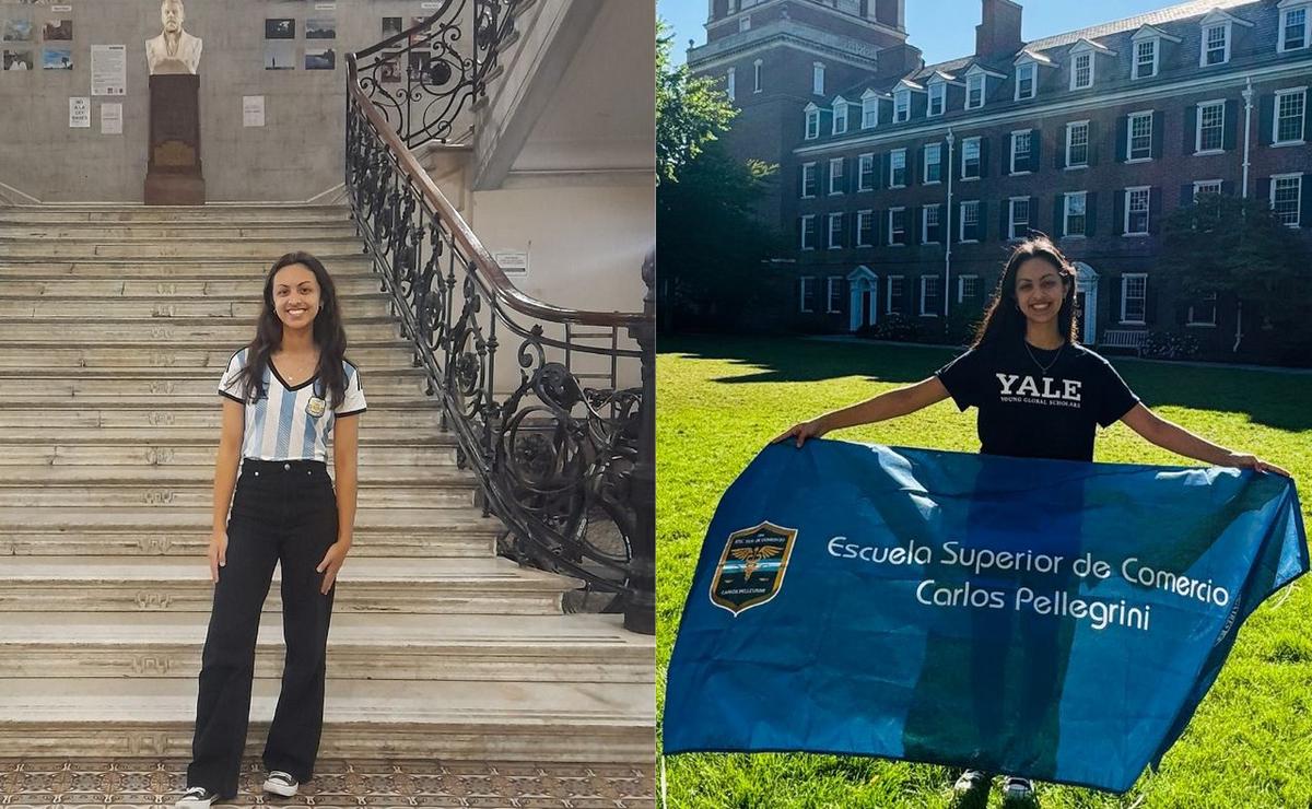 Martina Basgall, de 18 años, estudiante elegida entre 11 mil nominados de 176 países.