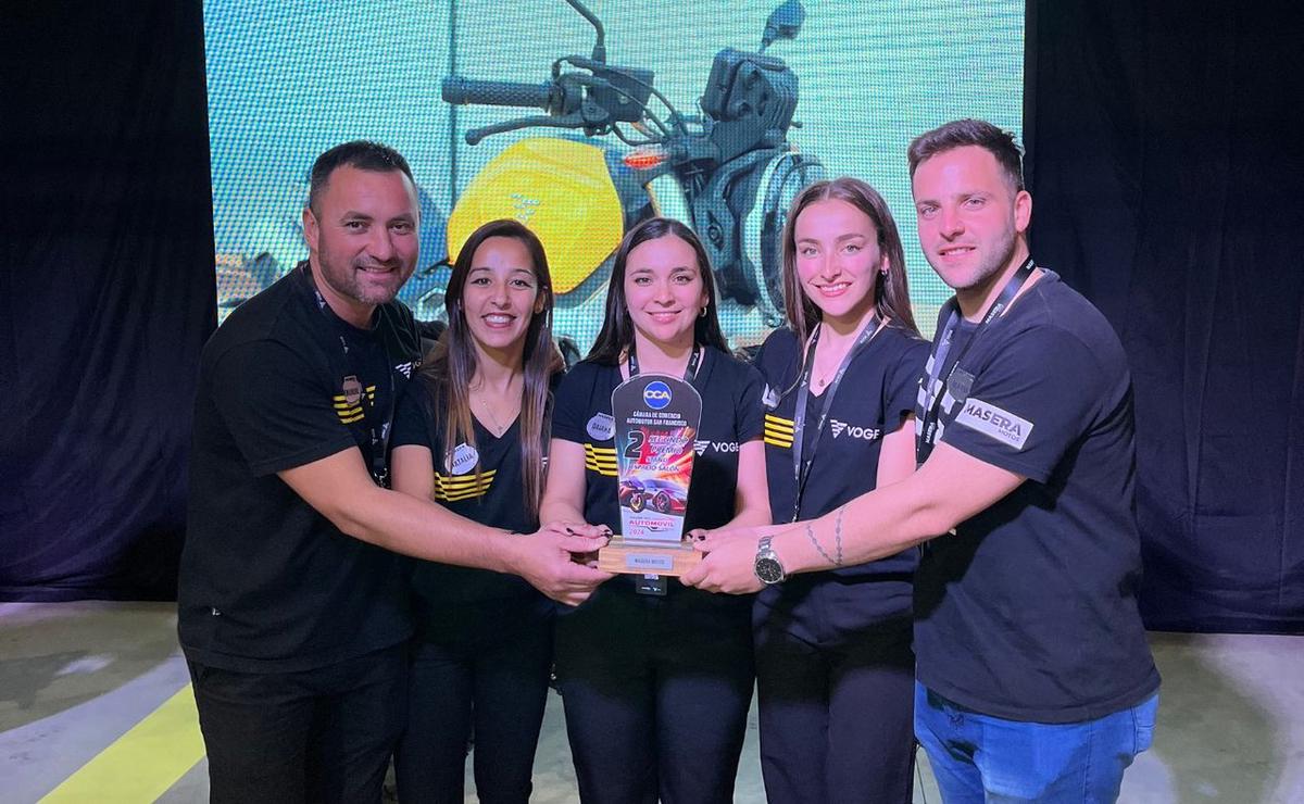 Masera Motos se llevó Premio en San Francisco - Salón del Automóvil