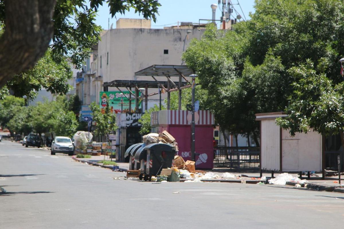 FOTO: Basura en el centro de Córdoba durante el feriado de Navidad