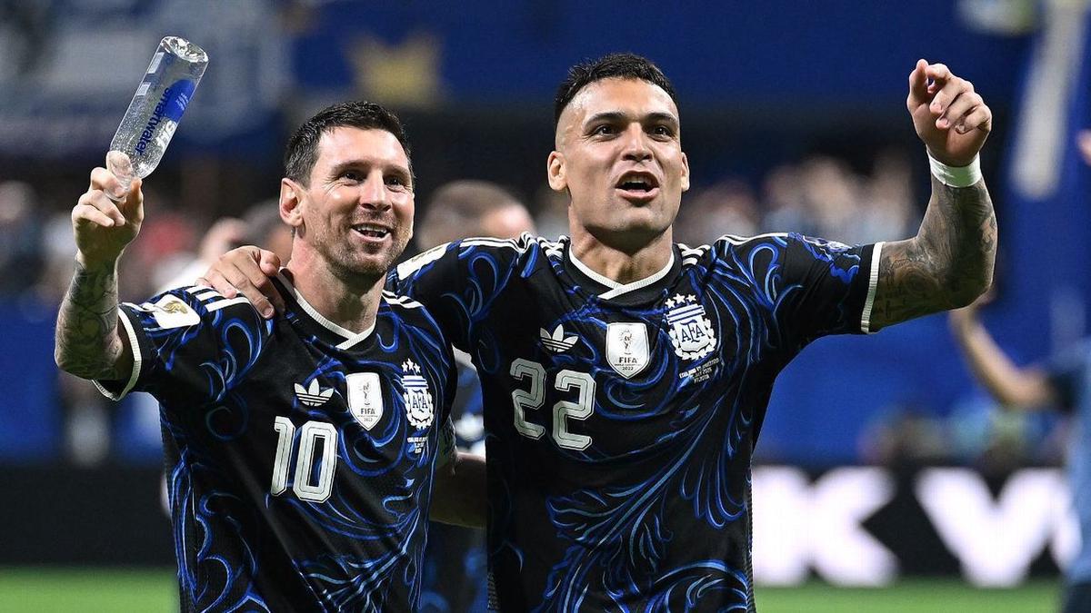 Lionel Messi y Lautaro Martínez, los únicos argentinos nominados.