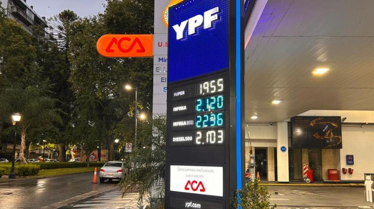 El litro pasó de 1.760 a 1.955 pesos en Rosario.