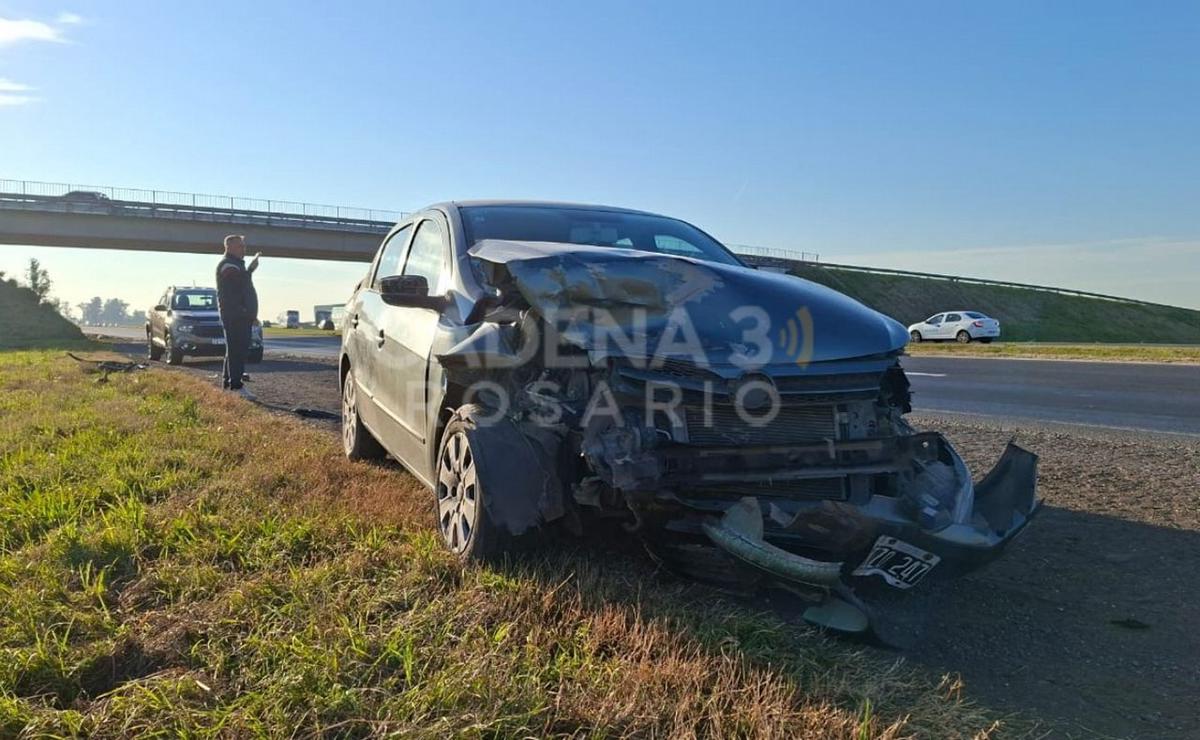 Accidente en la Autopista Rosario Córdoba.