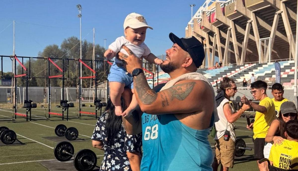 Ezequiel Luján, perdió una pierna en un accidente laboral y se reinventa día a día