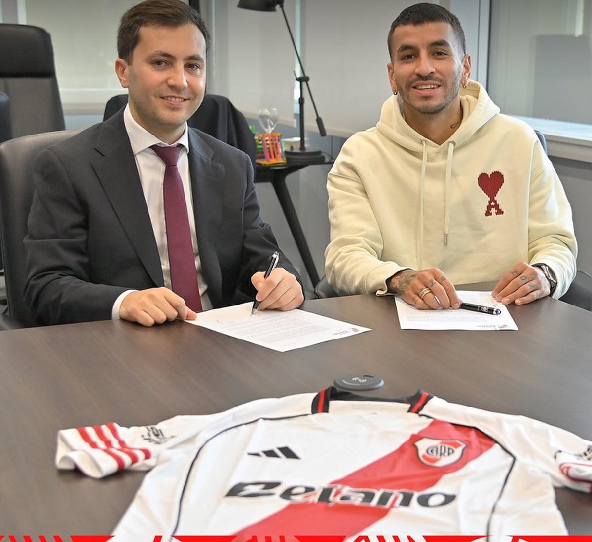 Ángel Correa firmó con River hasta 2029.