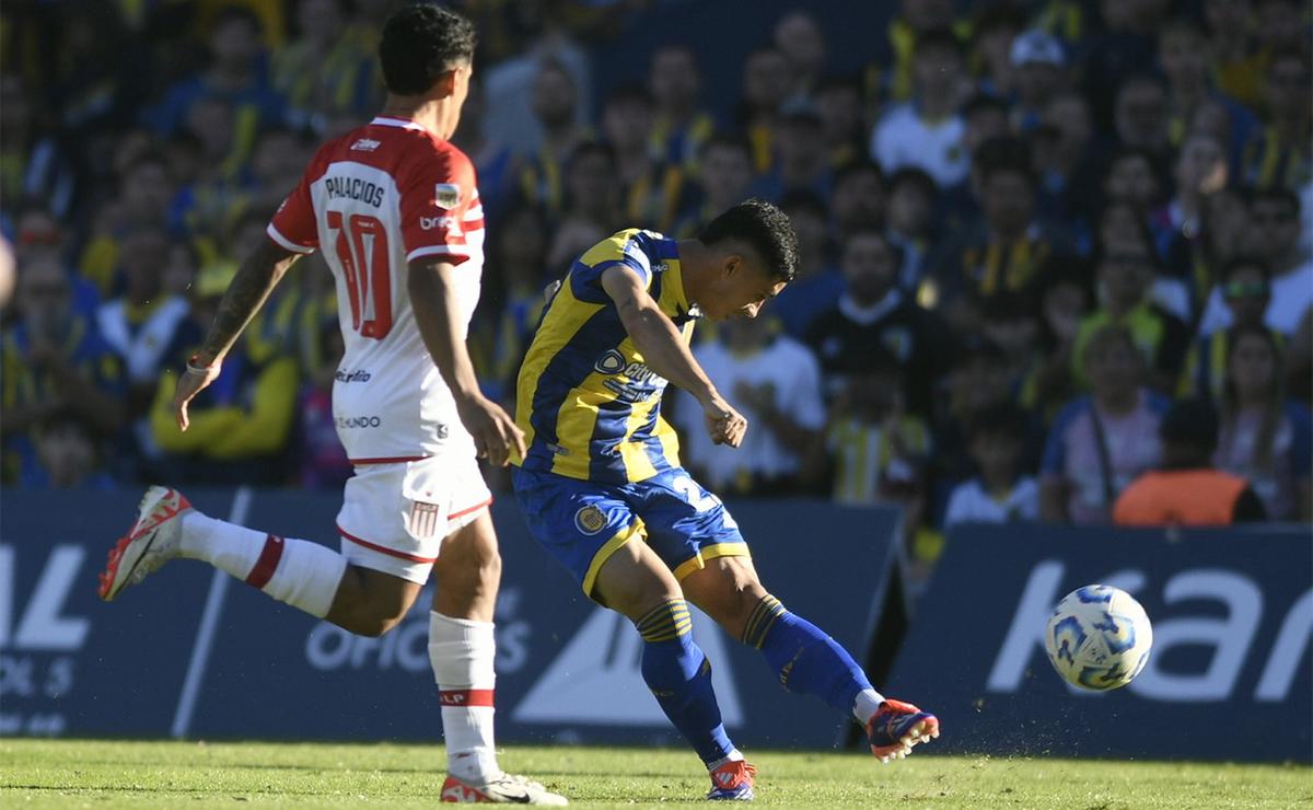 FOTO: Rosario Central vs. Estudiantes de La Plata. Liga Profesional 2025. 