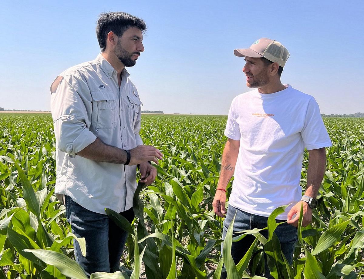 FOTO: Desde Las Rosas, Santa Fe, Ponzio es ya un sólido productor agropecuario