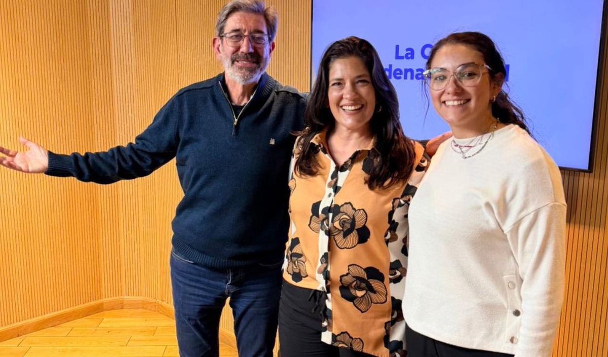Chema Forte, Sol Rodríguez Maiztegui y Majo Arrieta.