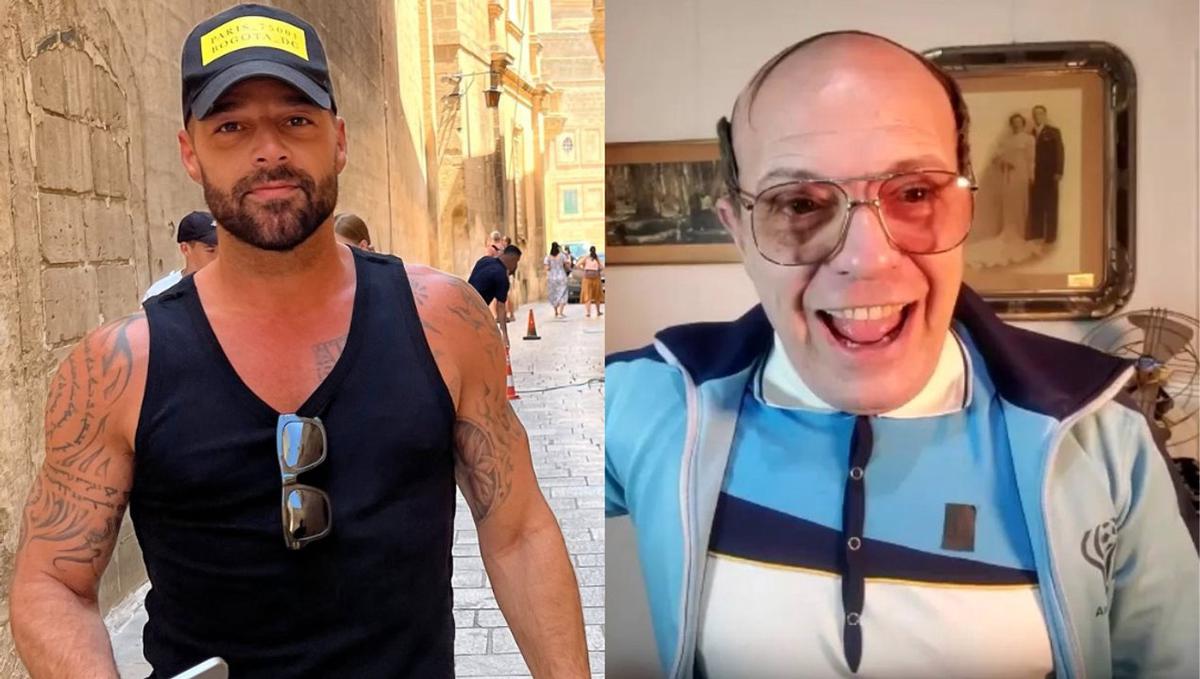 Ricky Martin y Campi.