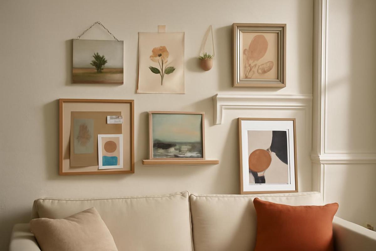 Decorar paredes sin clavos: consejos prácticos
