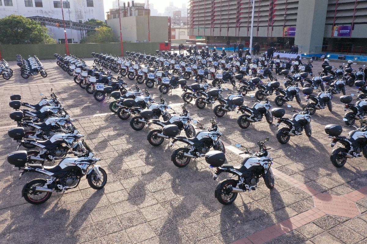 FOTO: División Motocicletas de la Policía de Córdoba.