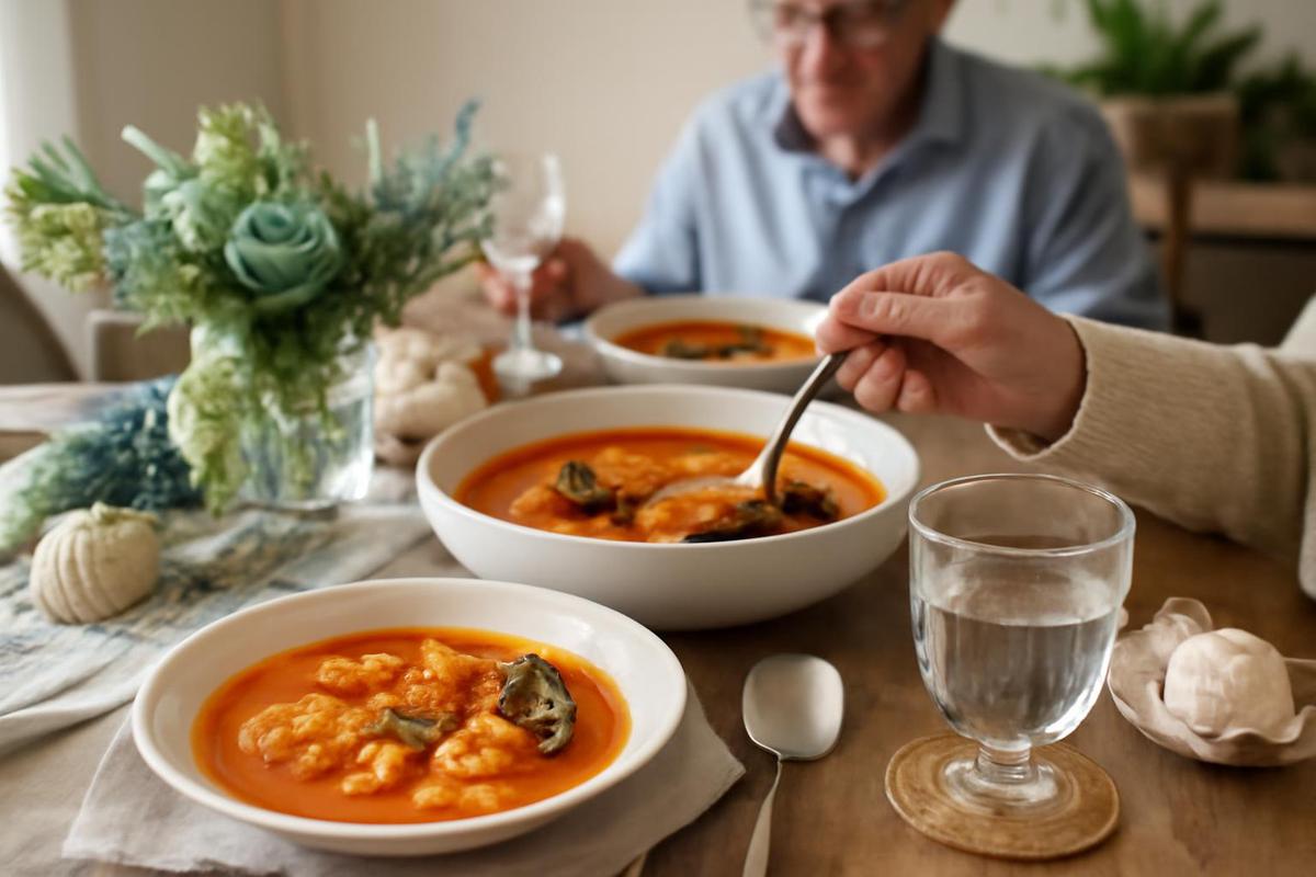 Sopa de marisco: un plato festivo y delicioso