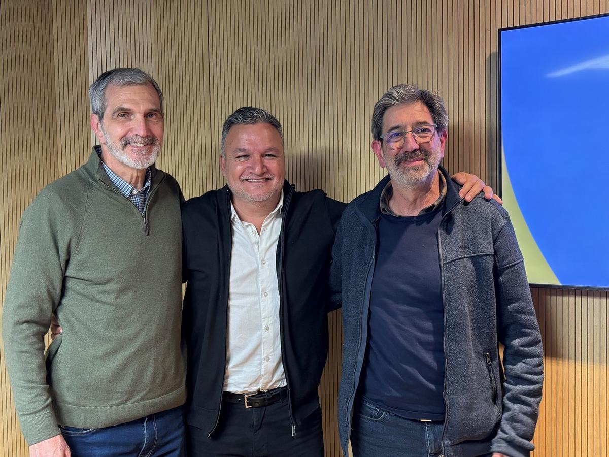 Carlos Ferreyra y Enrique Orschanski en Amamos Argentina.