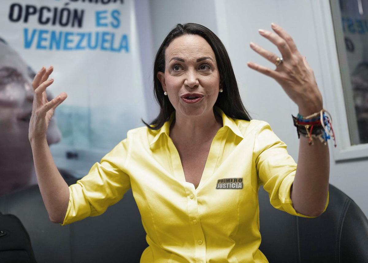La lideresa opositora de Venezuela, María Corina Machado.