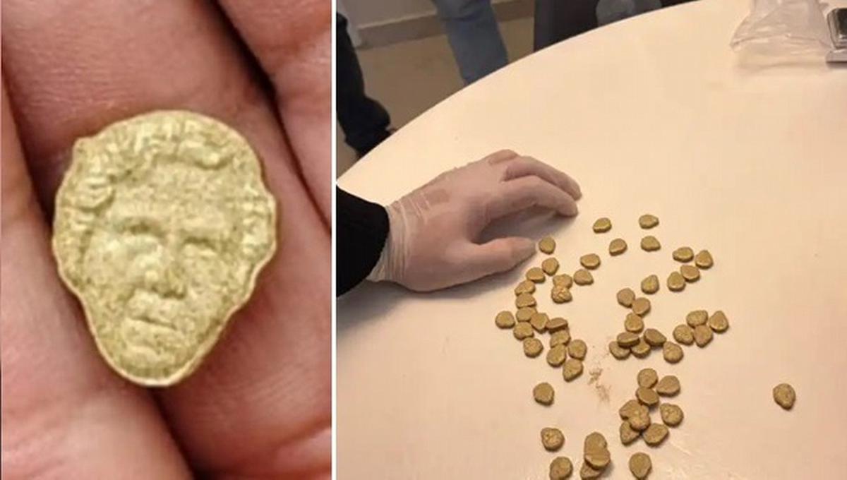 Pastillas de éxtasis con la cara de Pablo Escobar en Tucumán. (Foto:Contexto Tucumán)