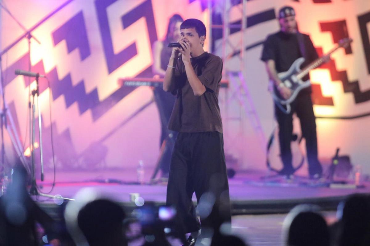 Milo J brilló en la plaza Próspero Molina. (Foto: Daniel Cáceres)