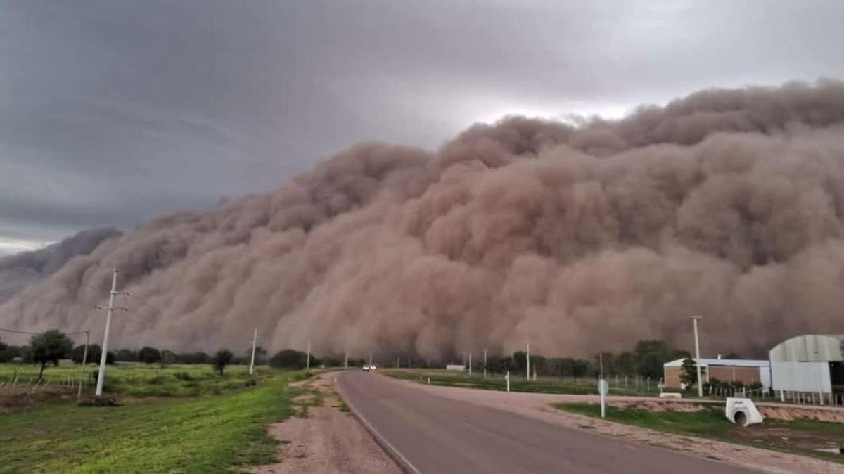 FOTO: Tormenta de tierra en Santiago del Estero