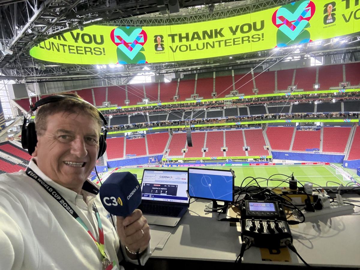 Cadena 3, en el Atlanta Stadium.