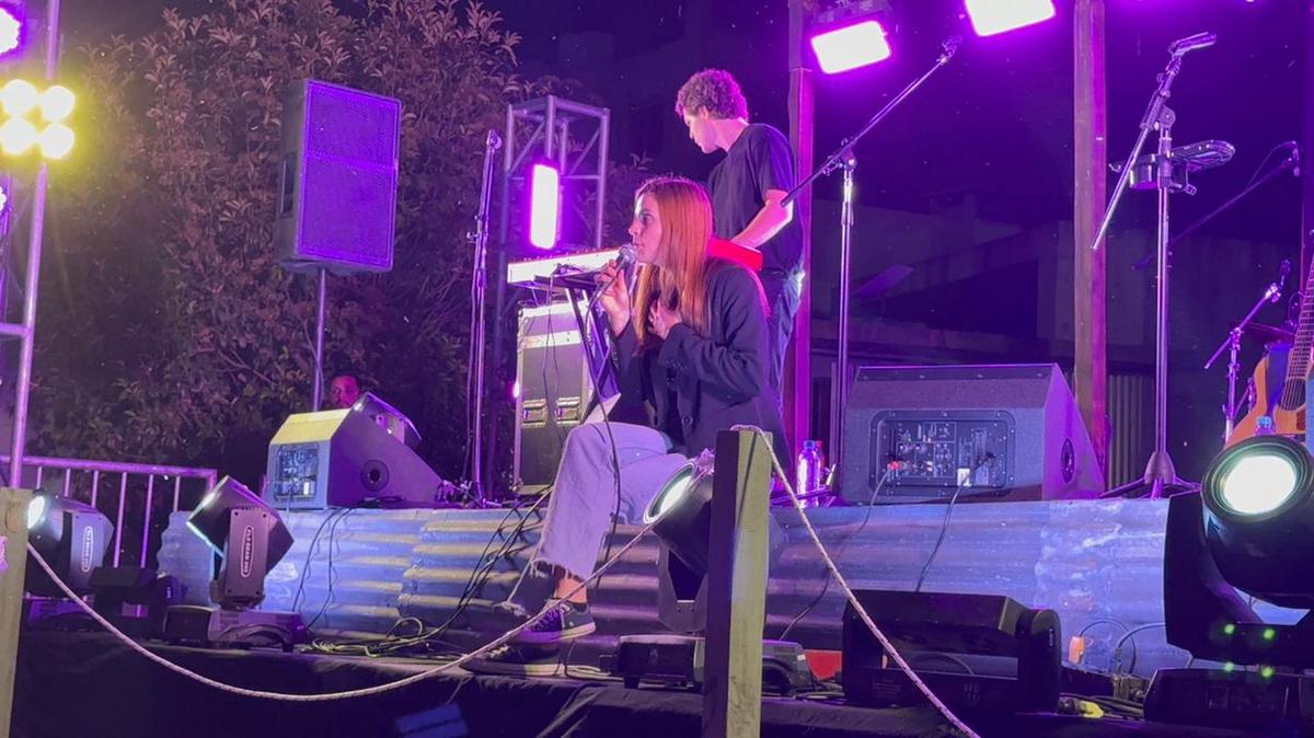 Manu Martínez, hija de Ciro, en La Casita del Blues.