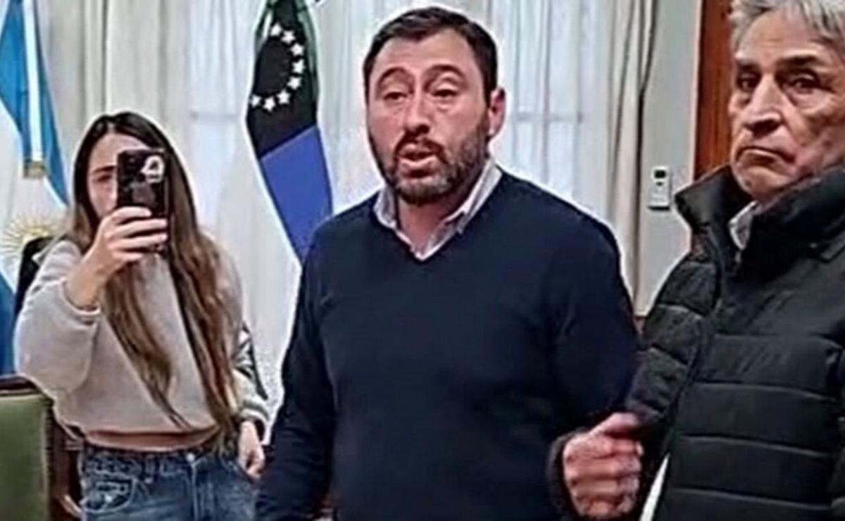 El intendente de Allen, Fabián Figueroa.