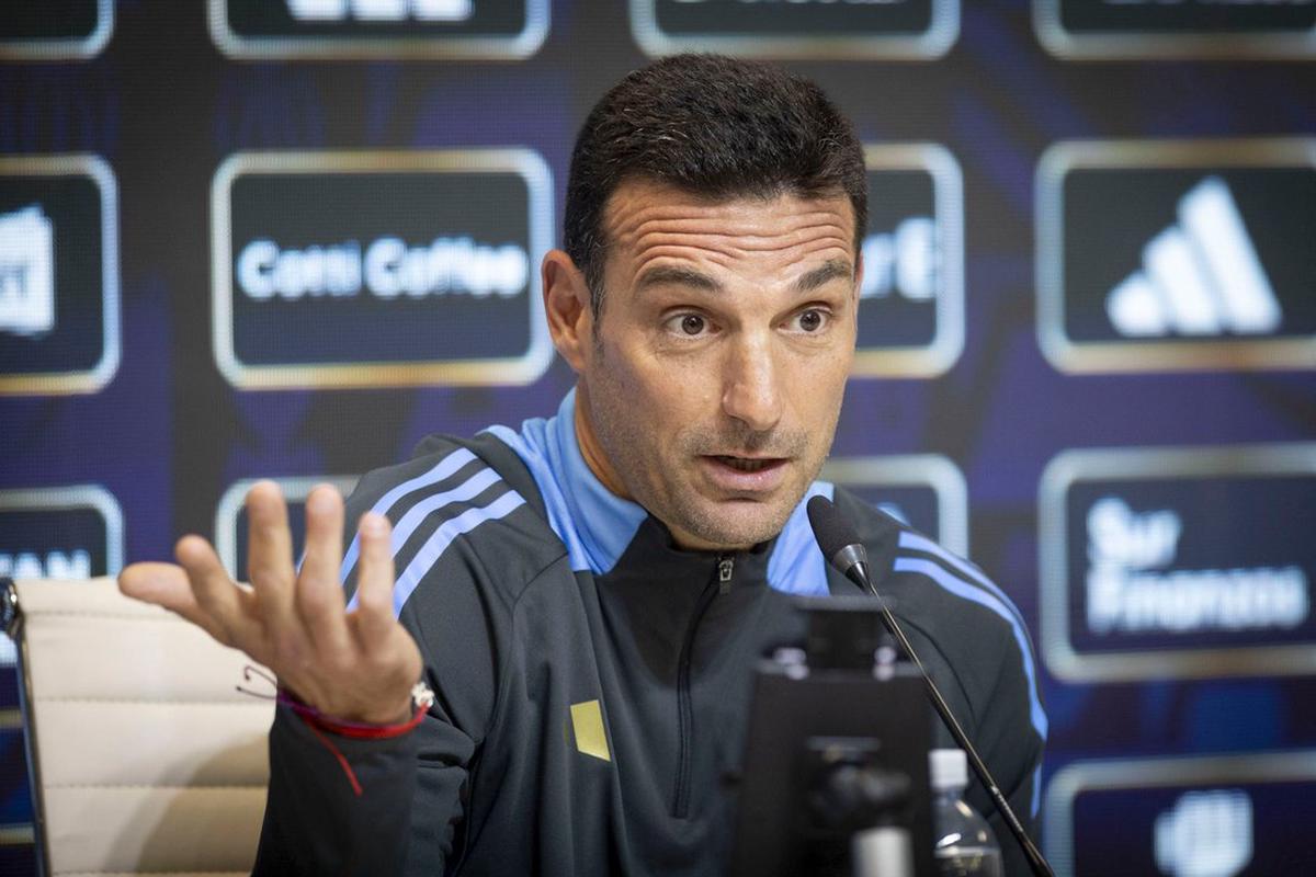El director técnico de la Selección argentina, Lionel Scaloni.
