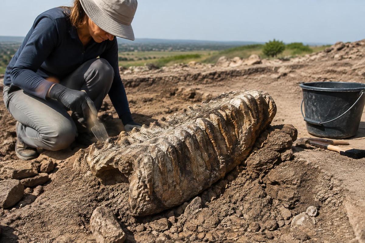 Diente de elefante de 700,000 años revela un mundo antiguo