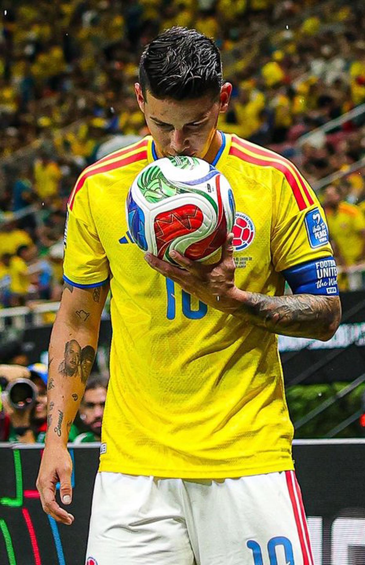 James Rodríguez se despidió de la selección colombiana.