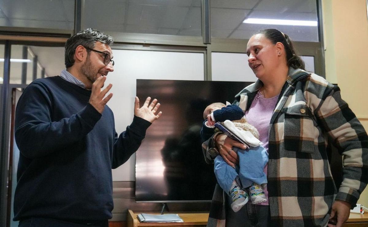 El bebé nació con secuencia de Pierre Robin.