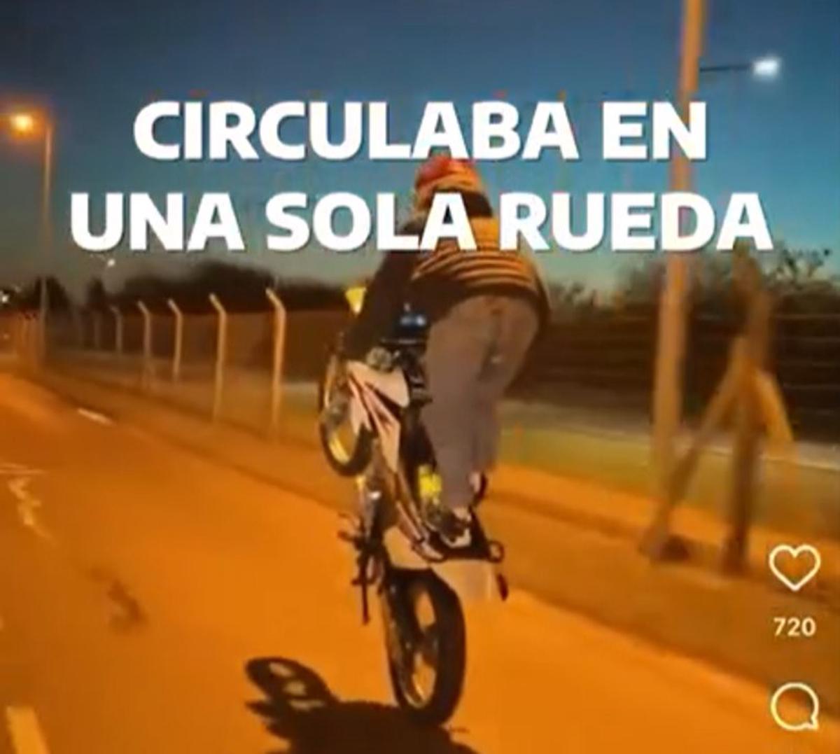 Inhabilitan a motociclista hasta 2099 por maniobras peligrosas en Buenos Aires
