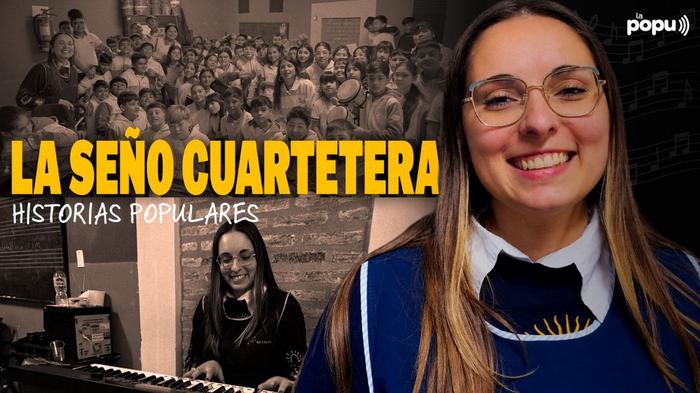 La historia detrás de la seño cuartetera que se volvió viral