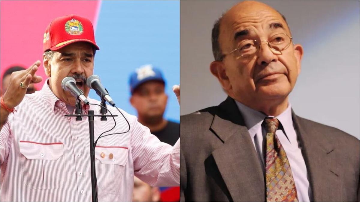 Nicolás Maduro y Alvin Hellerstein (Agencia NA-Redes Sociales-Xinhua)