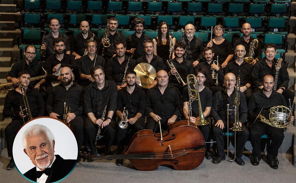 Raúl Lavié y el Ensamble Municipal de Vientos, este sábado en teatro La Comedia.