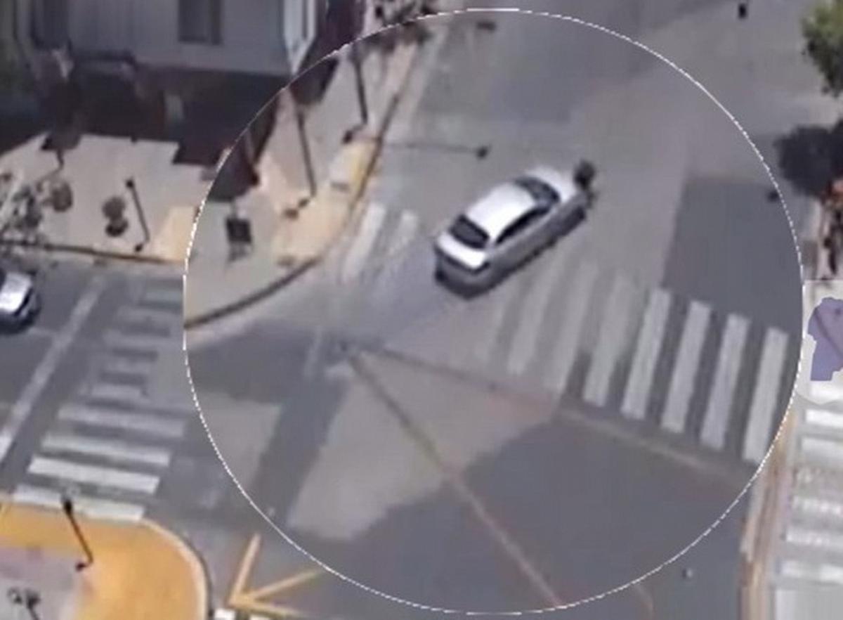 Una mujer fue atropellada en Córdoba. (Captura)