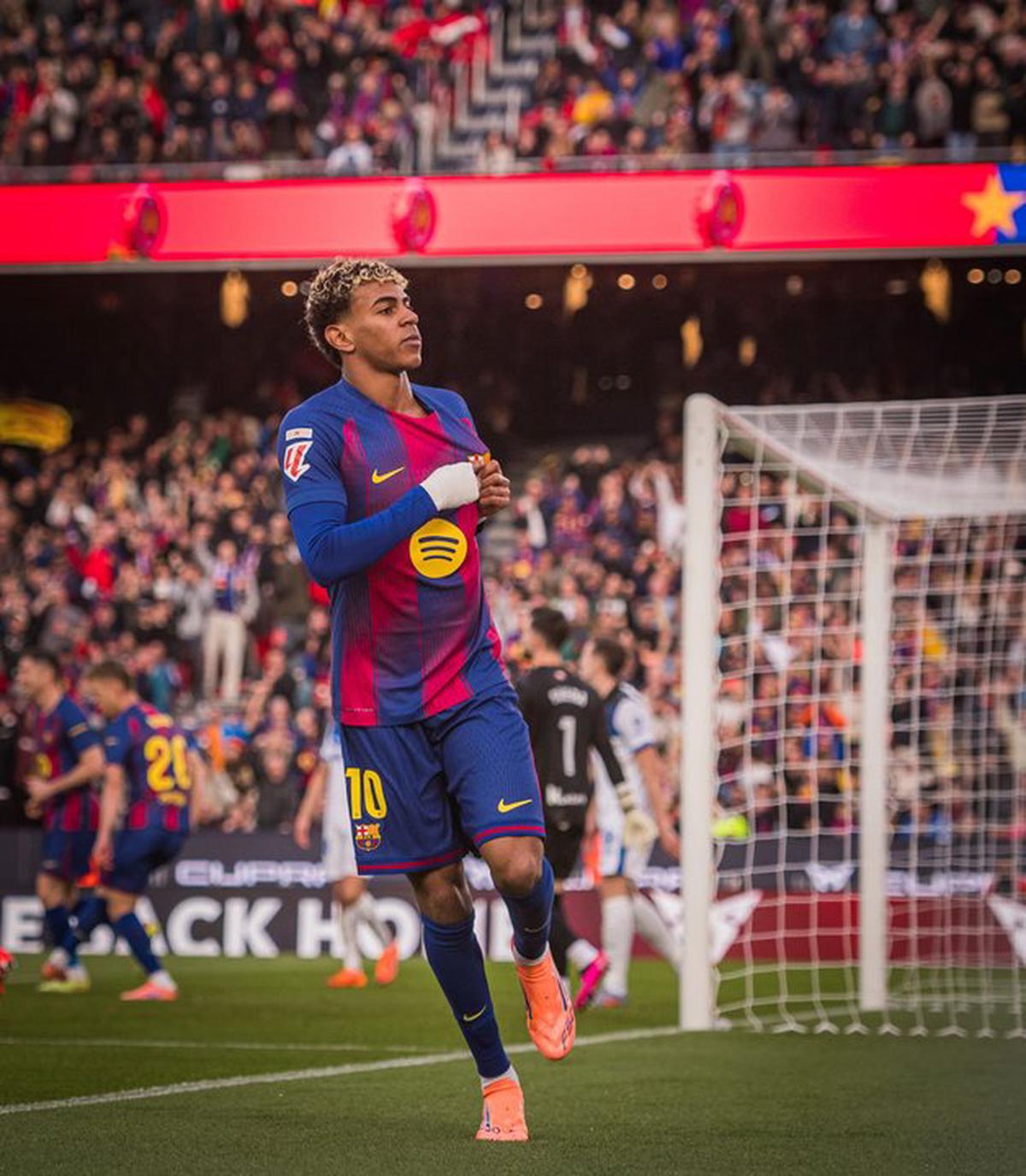 Lamine Yamal, la estrella del Barcelona. Foto: Agencia NA (redes: @FCBarcelona)