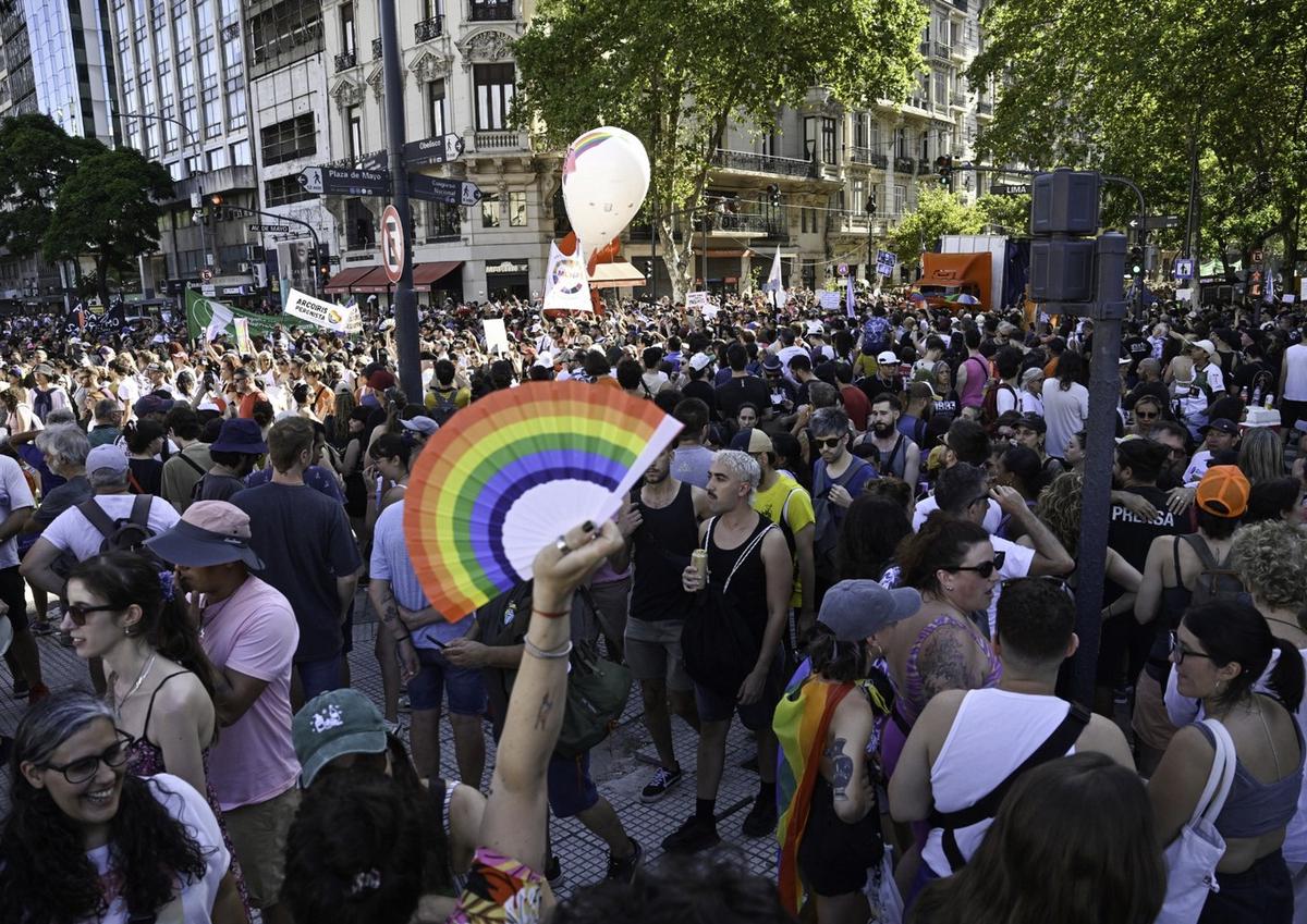FOTO: Marcha Federal LGTBIQ+ (Foto:NA)
