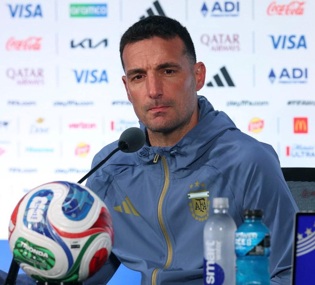 El director técnico de la Selección argentina, Lionel Scaloni.