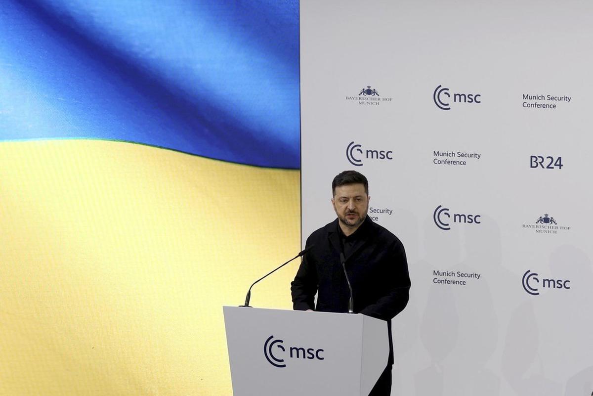 Volodymyr Zelensky, presidente de Ucrania.