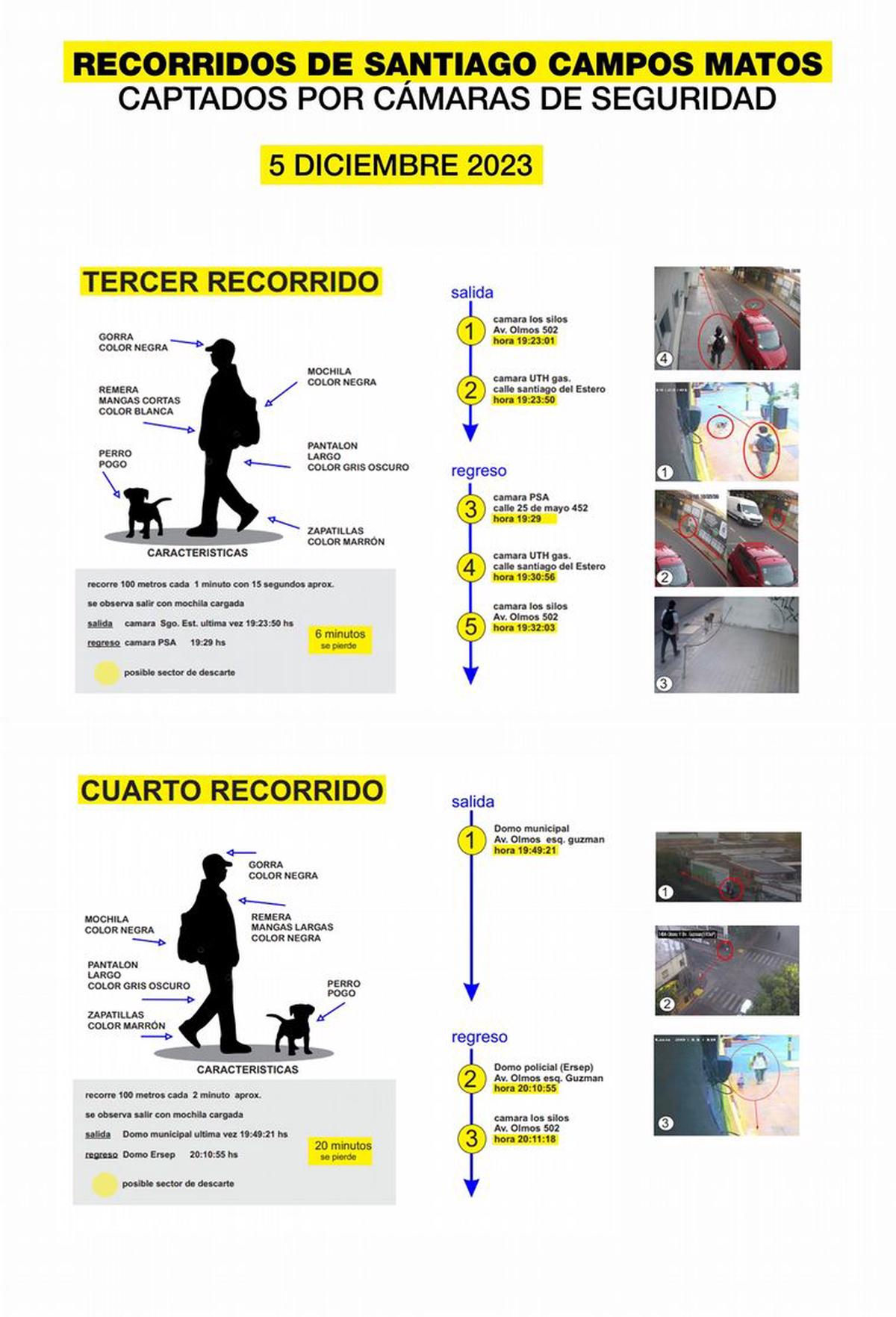 Placas infográficas. Caso Anahí Bulnes.