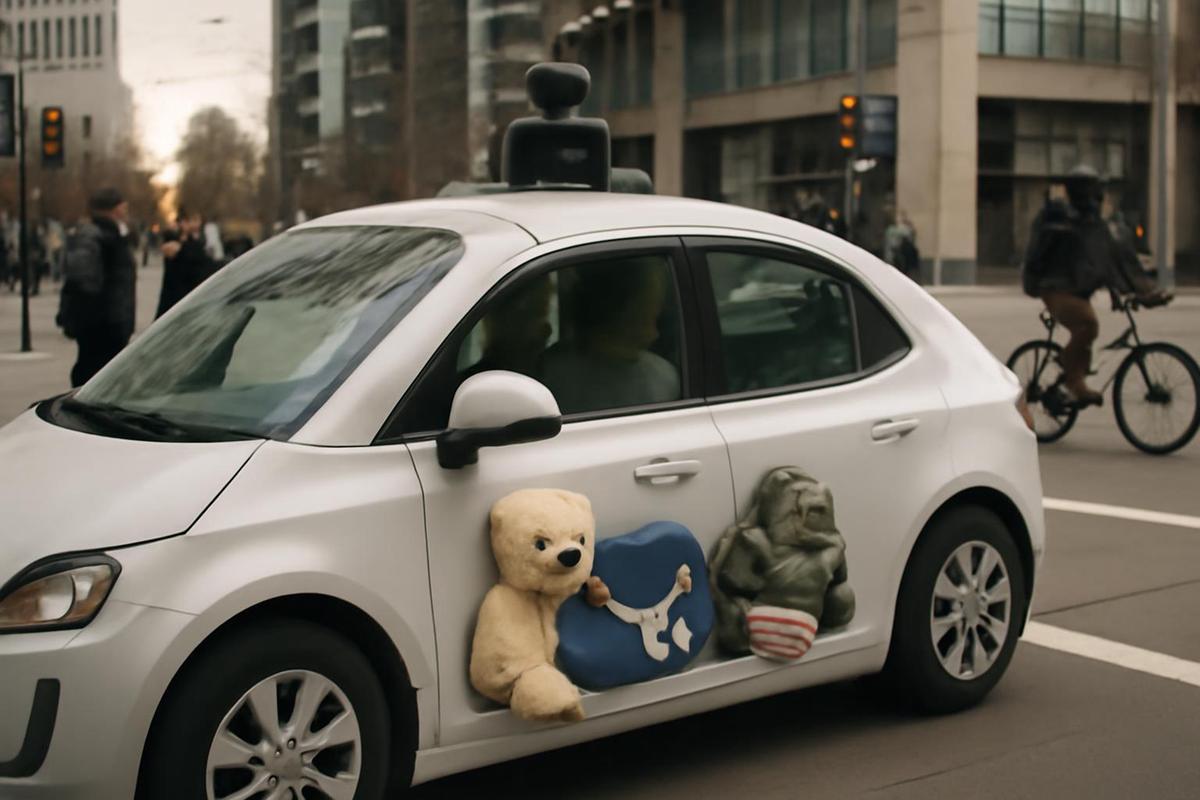 Objetos olvidados en robotaxis de Uber