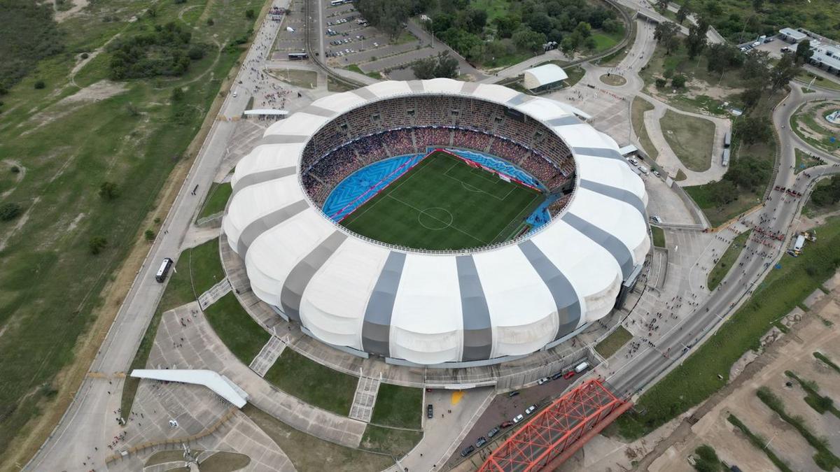 Estadio Único Madre de Ciudades de Santiago del Estero. (Foto Agencia NA: @redes)