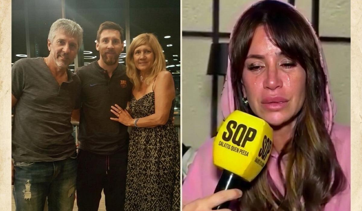 Flor Peña le mandó un mensaje a la mamá de Messi. Foto redes, captura de Tv con IA