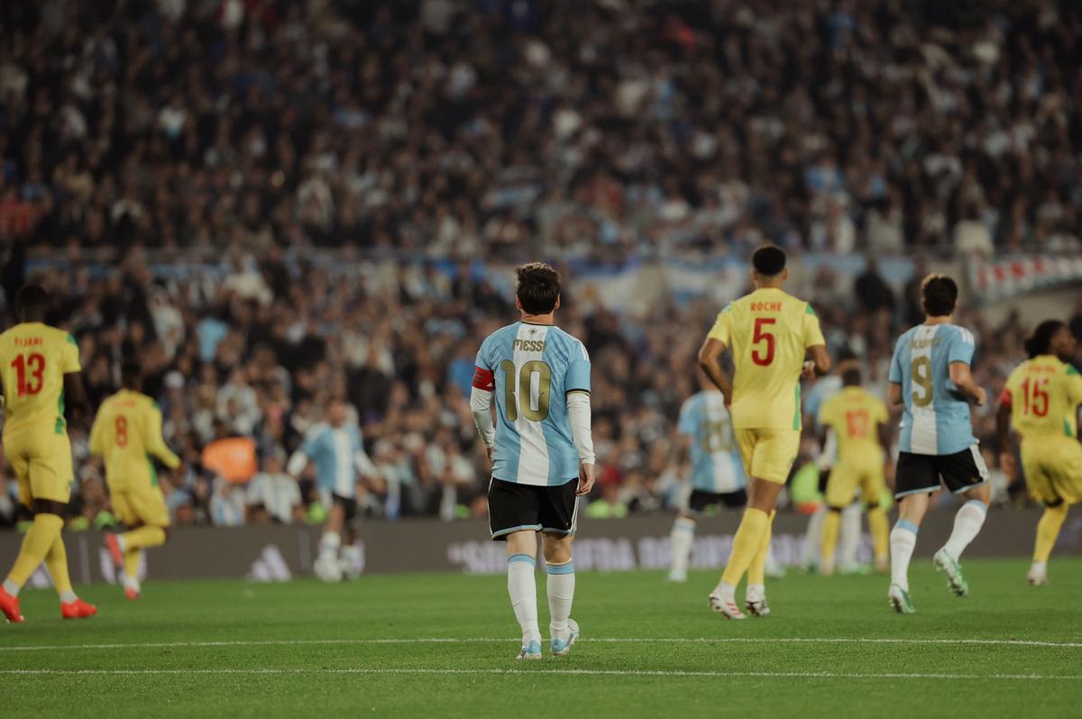 Lionel Messi se despide de la camiseta albiceleste.