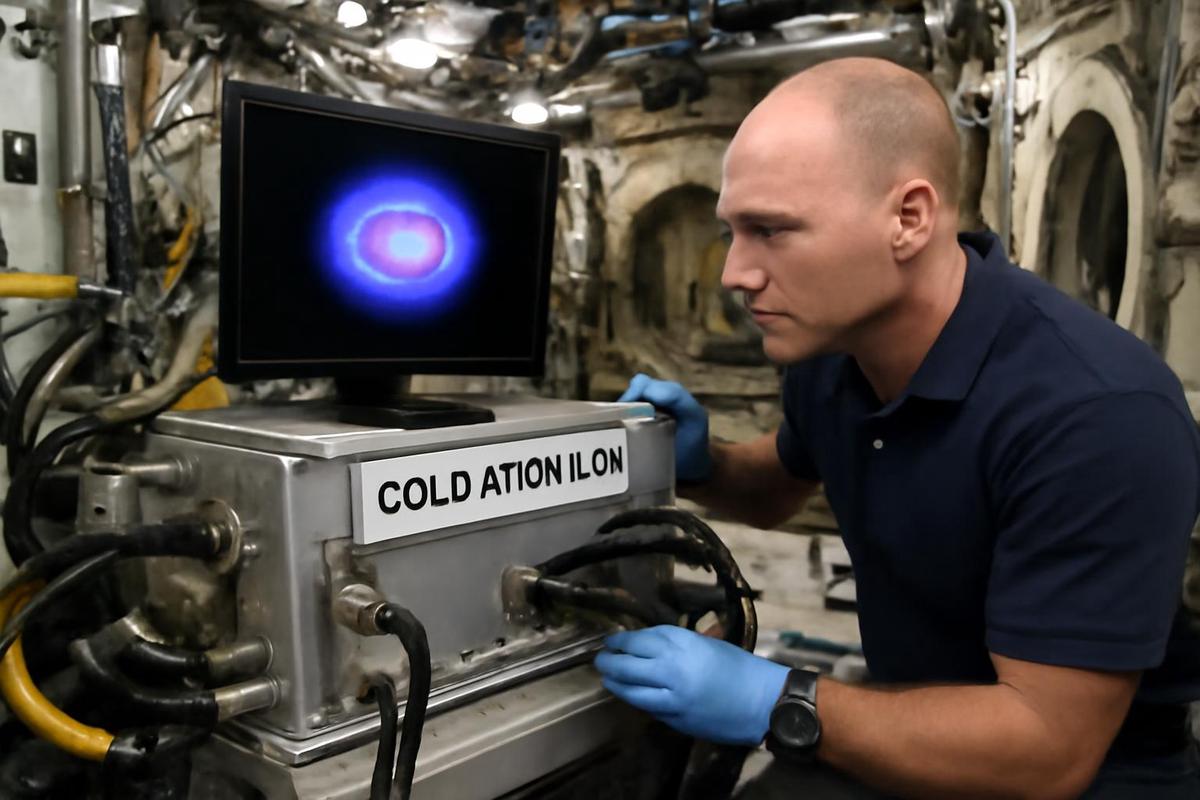 Laboratorio de átomos fríos de NASA en la Estación Espacial Internacional